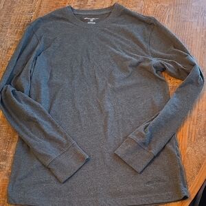 Eddie Bauer Dark Green Long-Sleeve Crewneck Shirt